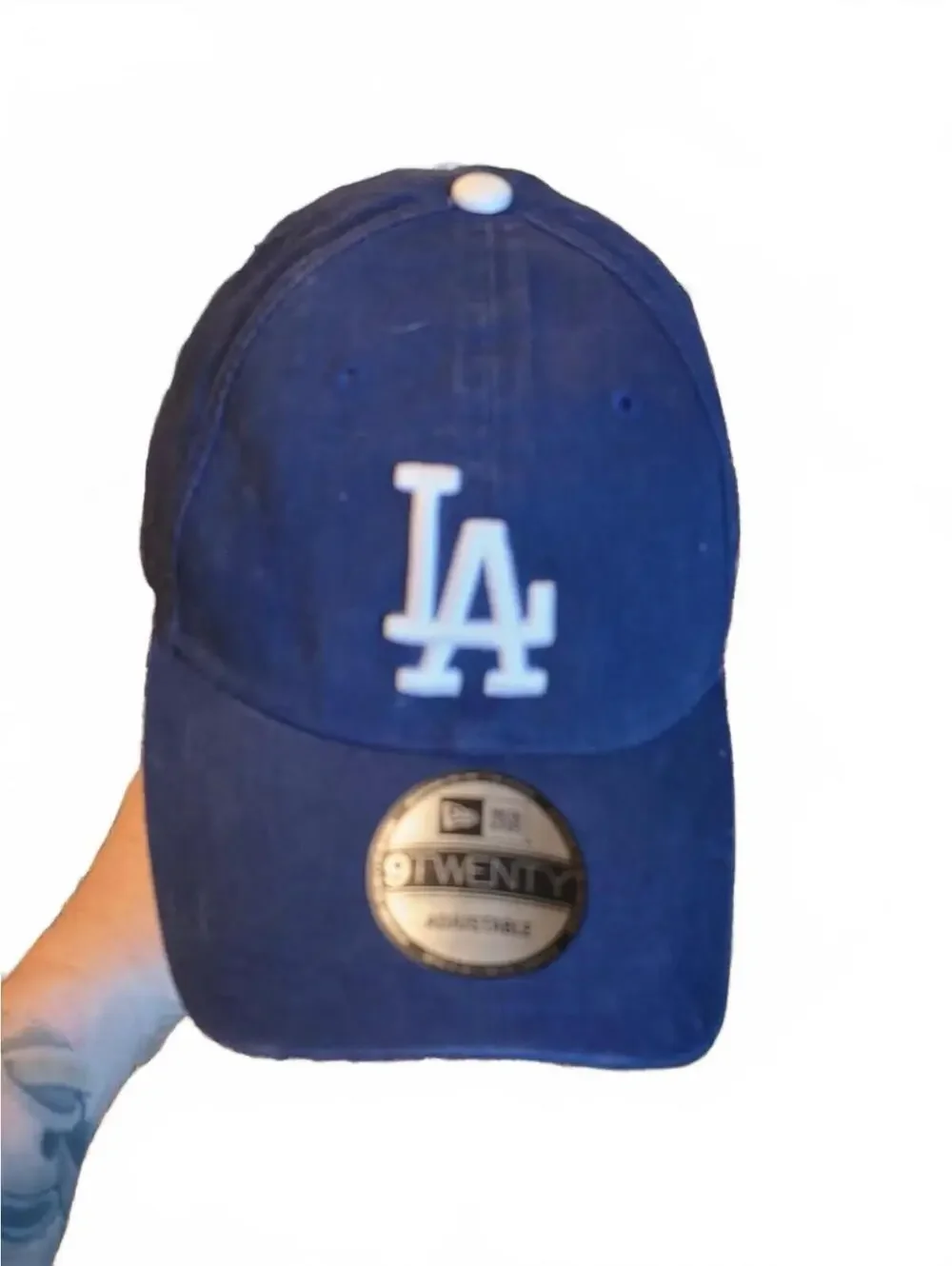 New Era 9TWENTY Los Angeles Dodgers Adjustable Hat Navy Blue One Size MLB